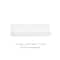 Hangz™ White Reversible No Stud 6" Depth Floating Shelf